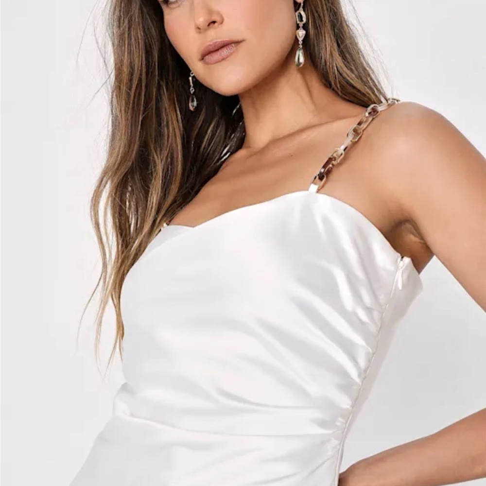 Lulu's White Midi Dress - Picture 5 of 16